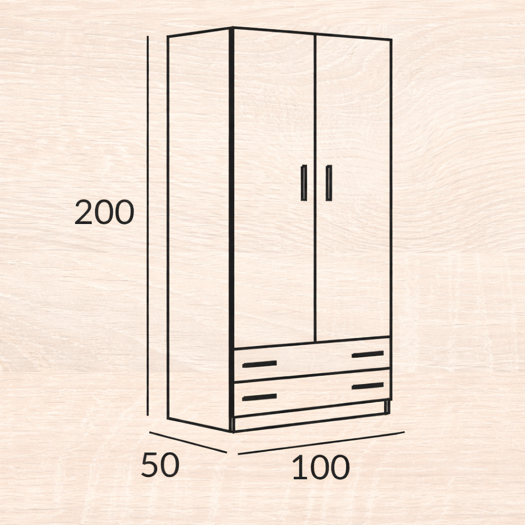 Armario MODELO ECO - 2 PUERTAS