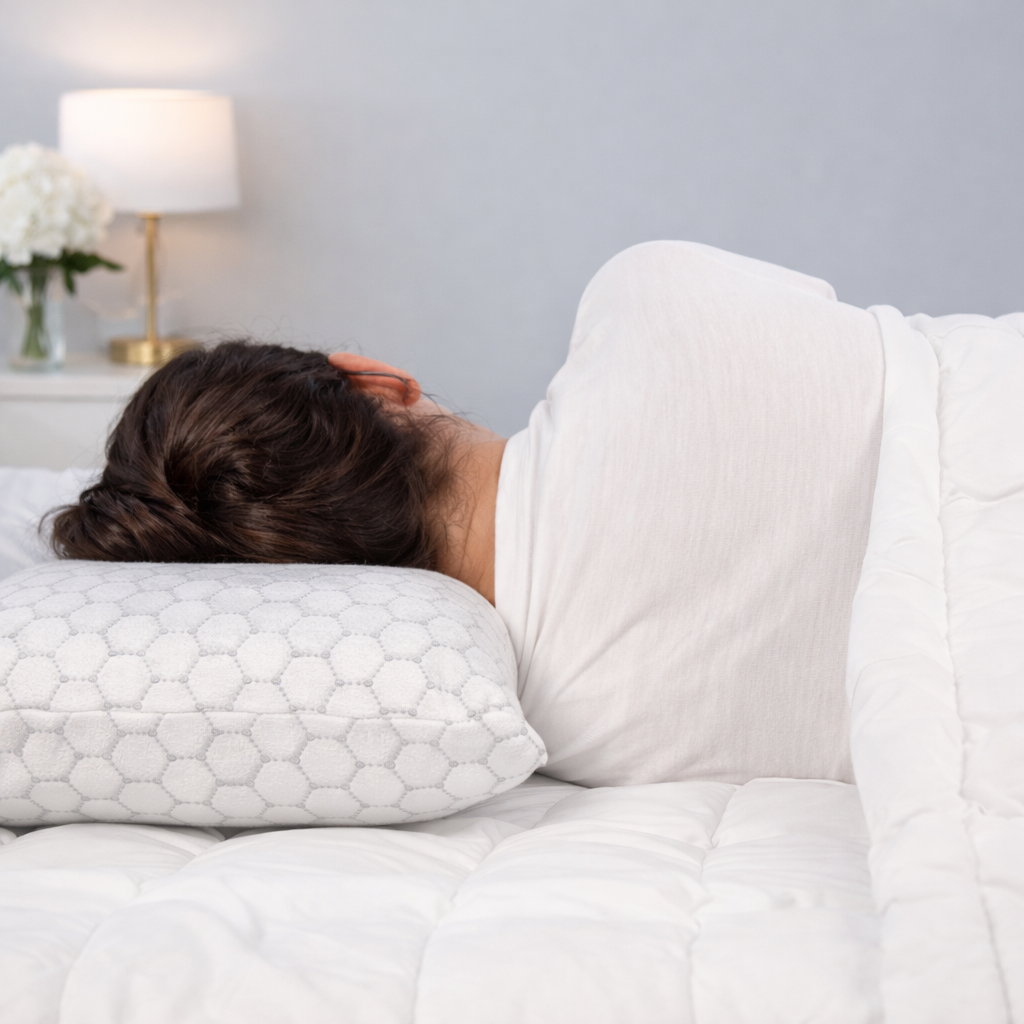 Almohada modelo COPOS DE VISCOELASTICA