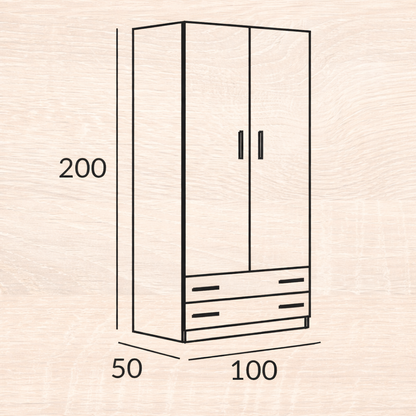 Armario MODELO ECO - 2 PUERTAS