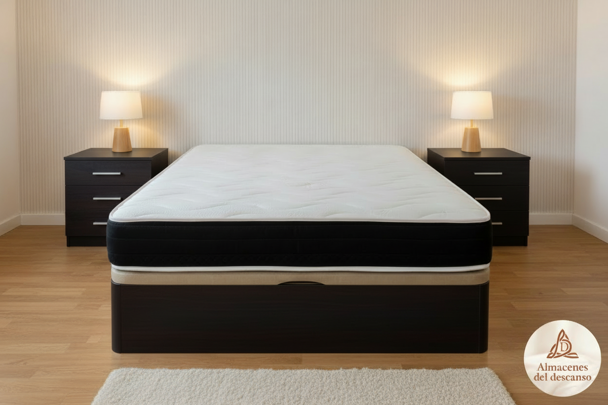 Canapé y mesitas color wengué madera